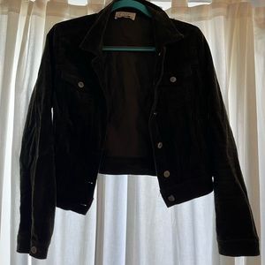 Green corduroy jacket